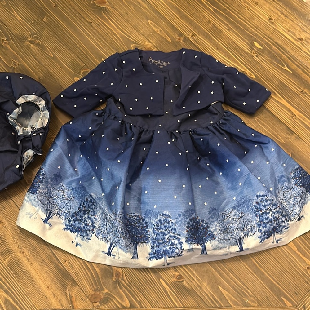 Pippa and Julie Christmas dress